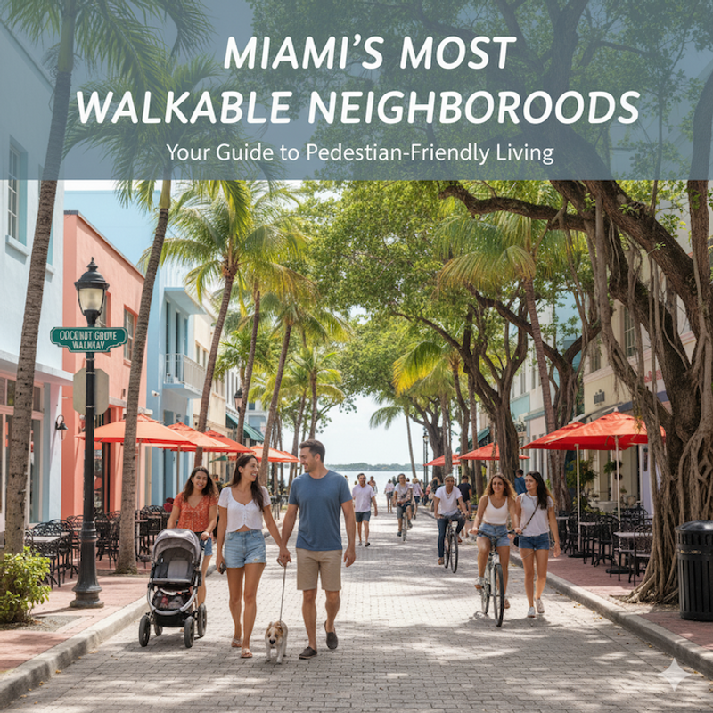 Miami’s Most Walkable Neighborhoods to Live